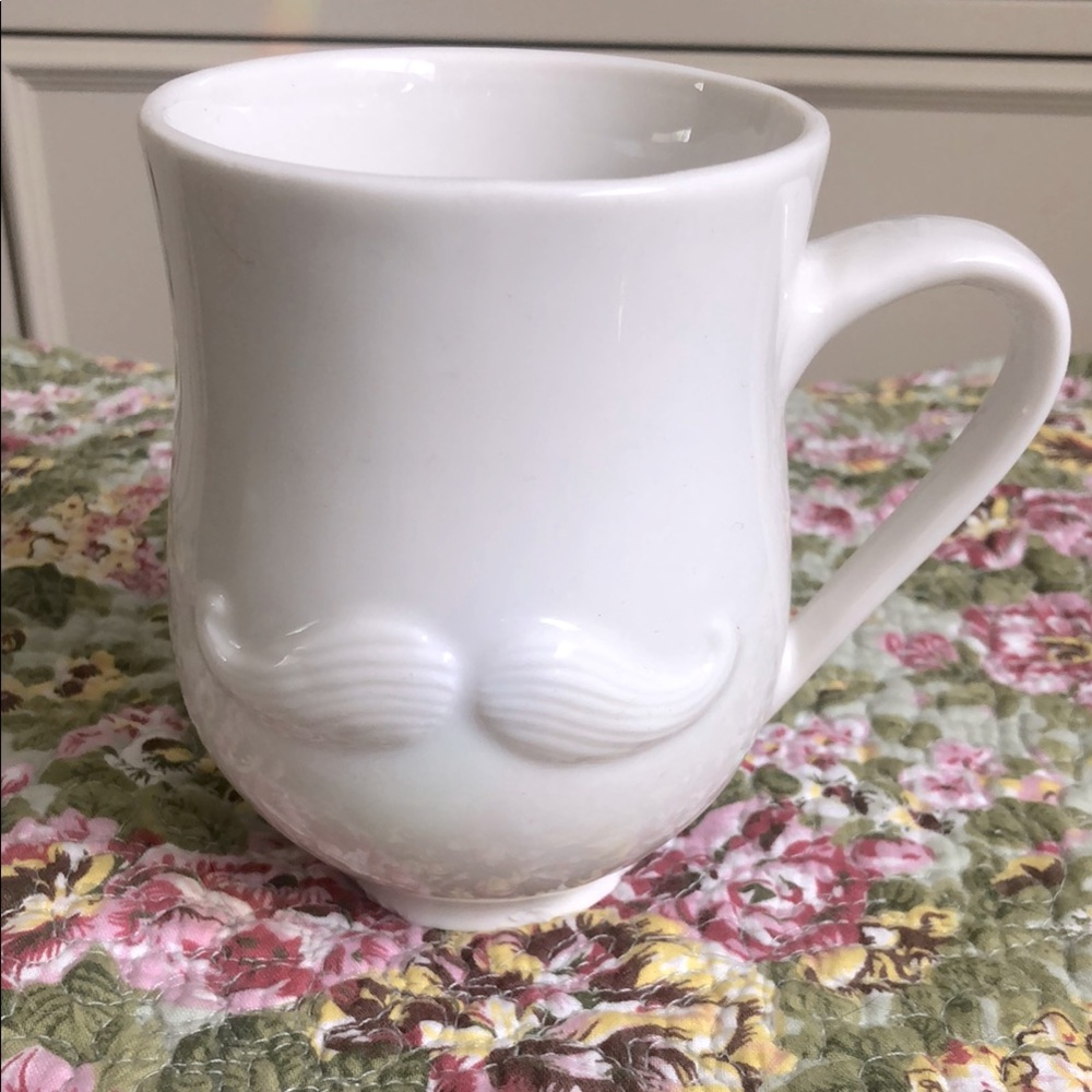 Jonathan Adler Mr & Mrs Muse Mug Mustache & Lips Accent Ceramic Mug
